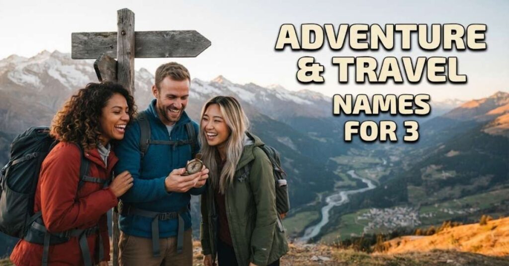 Adventure & Travel Names for 3