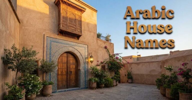 Arabic House Names