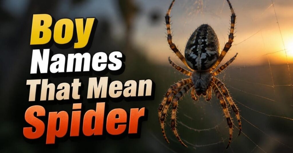 Boy Names That Mean Spider