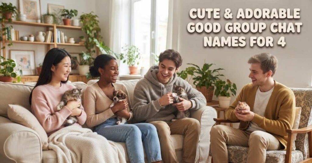 Cute & Adorable Good Group Chat Names for 4