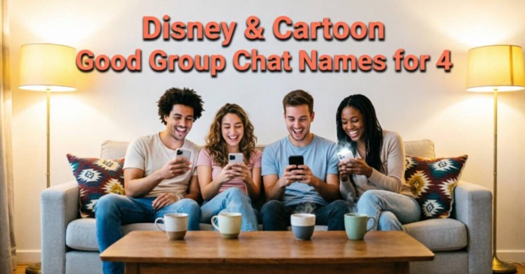 Disney & Cartoon Good Group Chat Names for 4