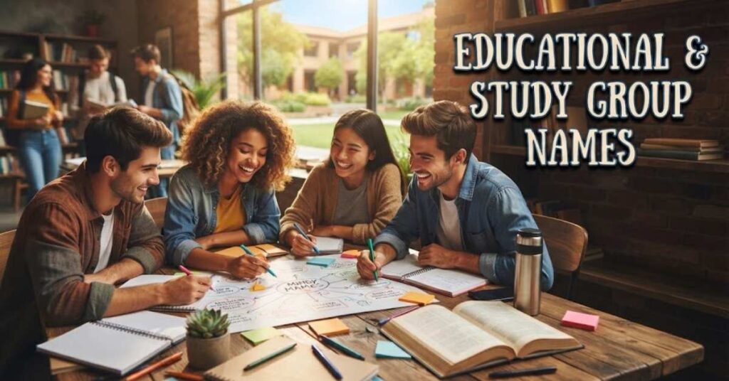 Educational & Study Group Names