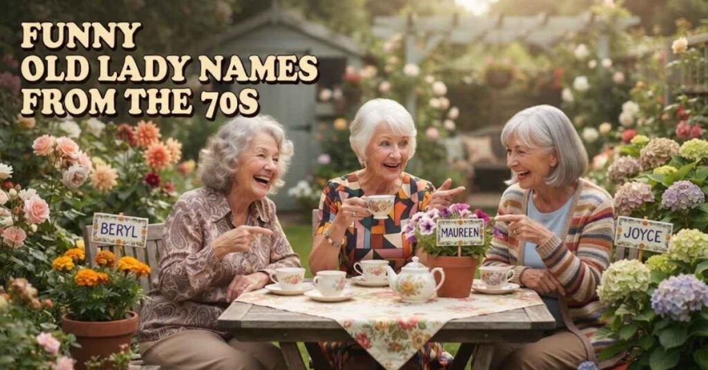 Funny Old Lady Names from the 70s