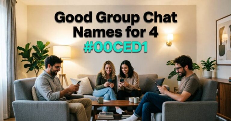 Good Group Chat Names for 4”