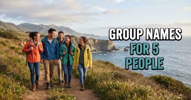 Group Names for 5 People