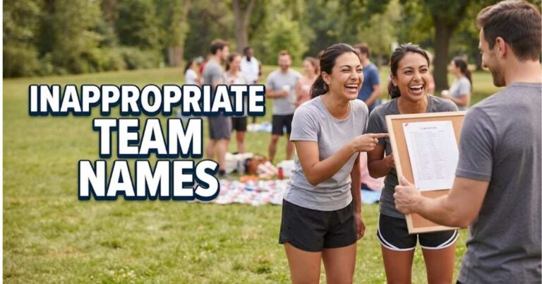 Inappropriate Team Names