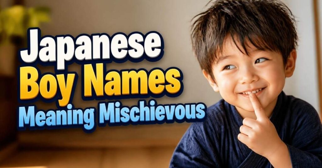 Japanese Boy Names Meaning Mischievous