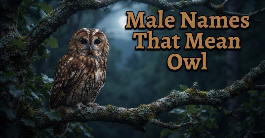 Male Names That Mean Owl