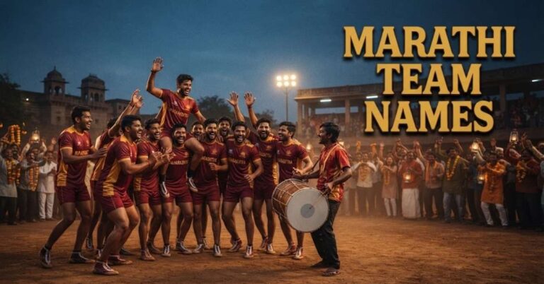 Marathi Team Names