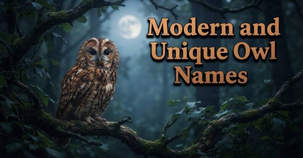 Modern and Unique Owl Names