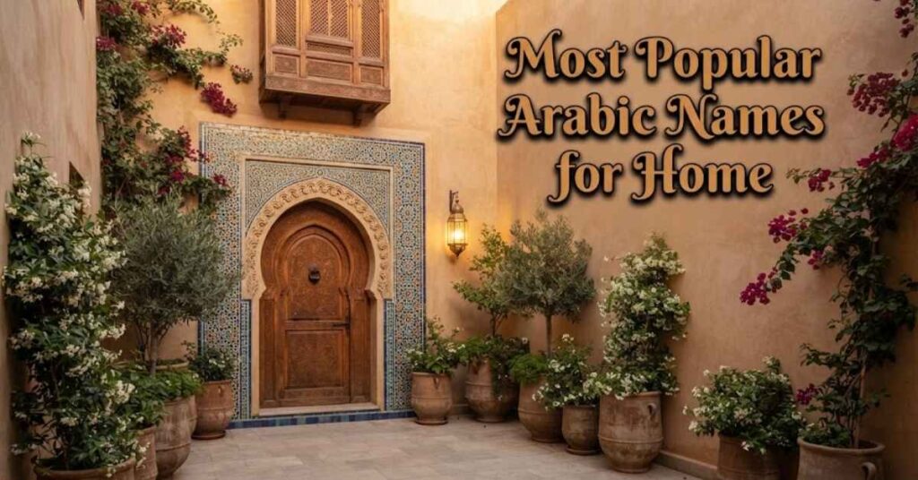 Most Popular Arabic Names for Home