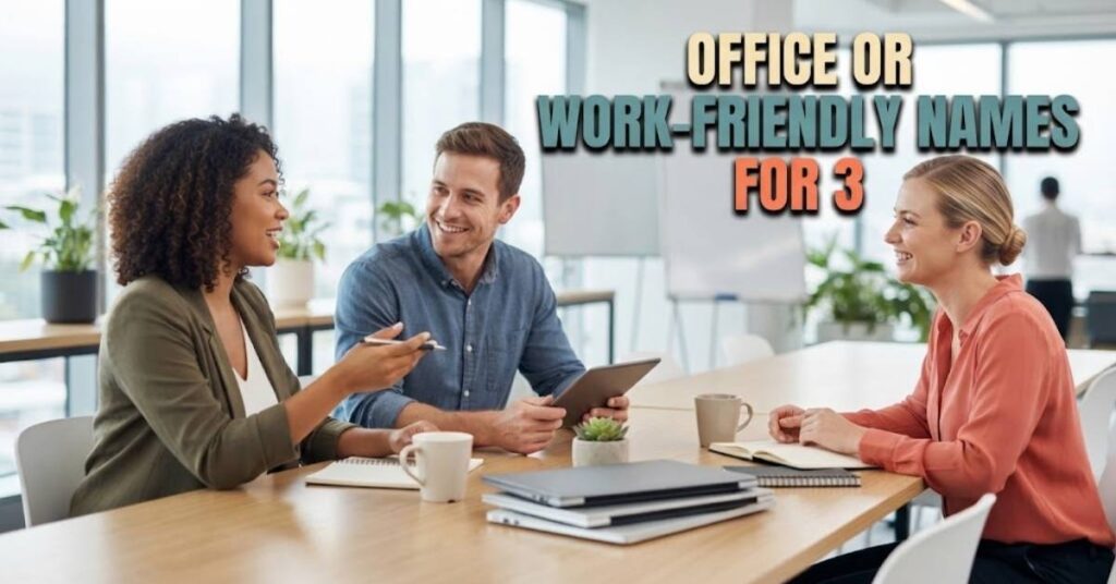 Office or Work-Friendly Names for 3
