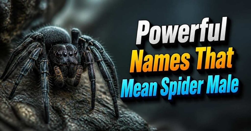 Powerful Names That Mean Spider Male