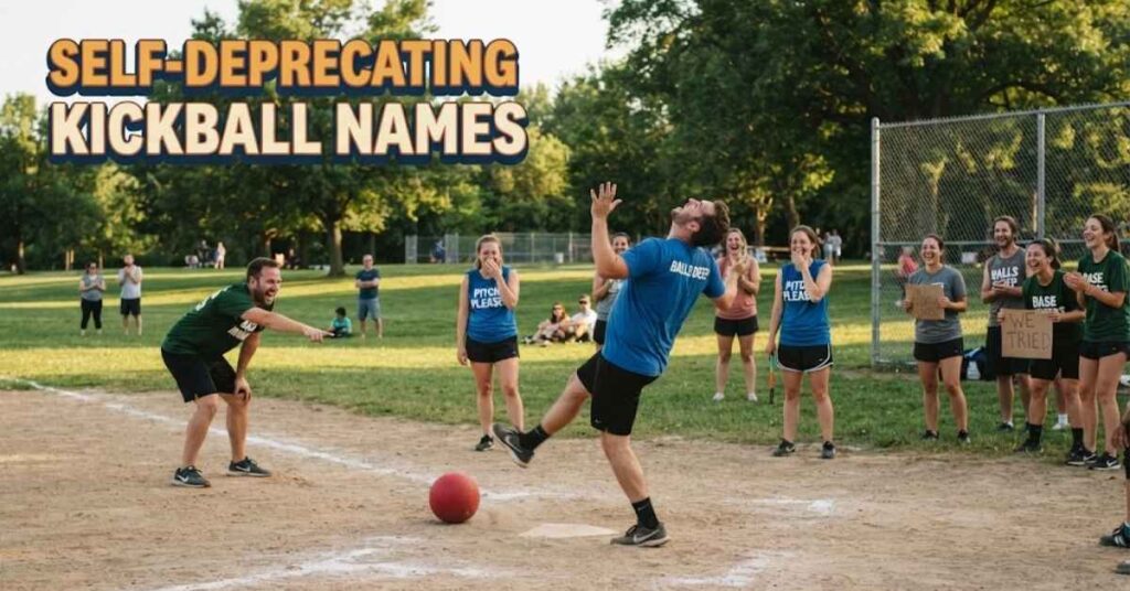 Self-Deprecating Kickball Names