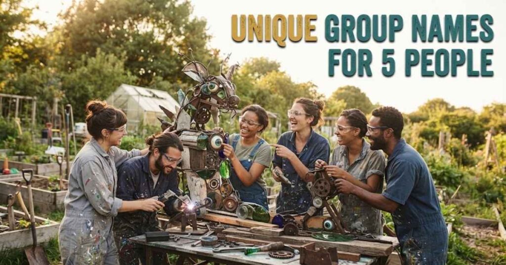 Unique Group Names for 5 People