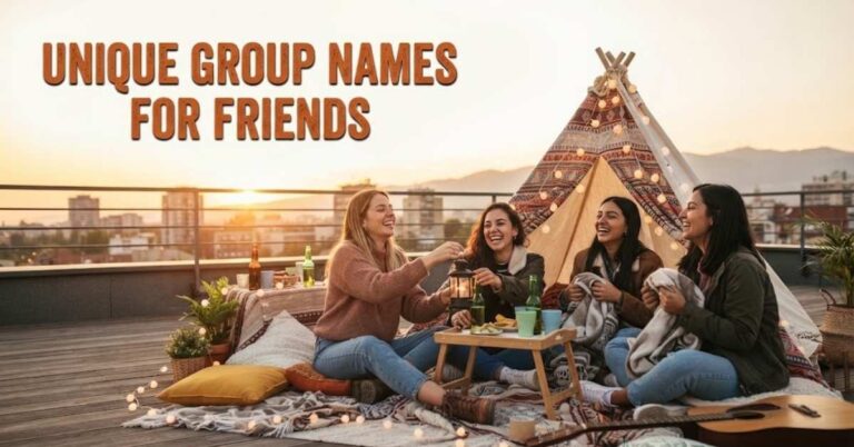 Unique Group Names for Friends
