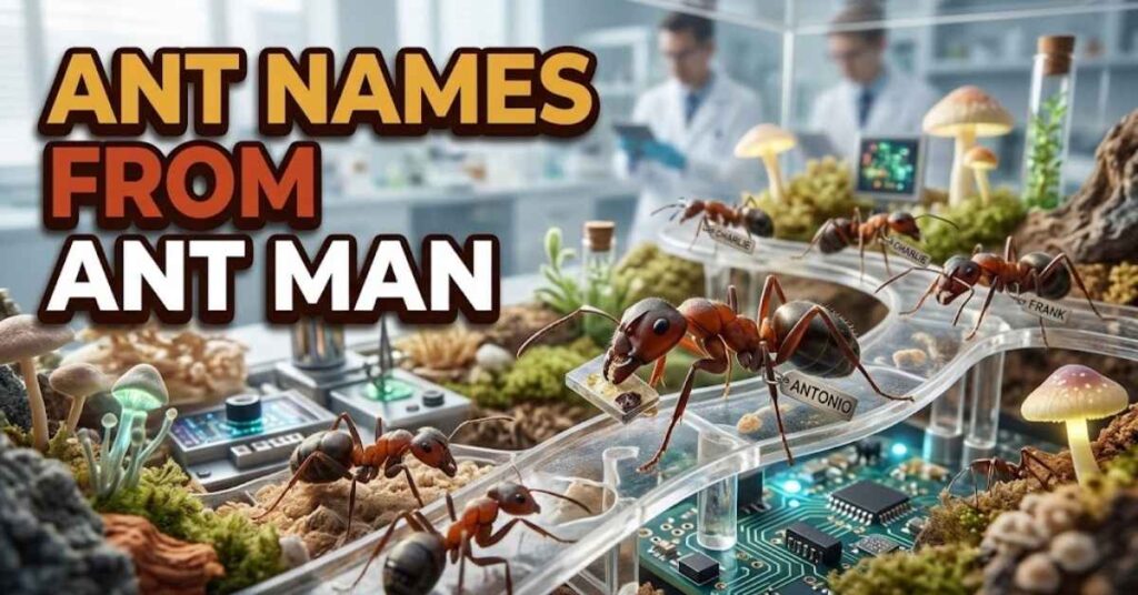 Ant Names from Ant Man
