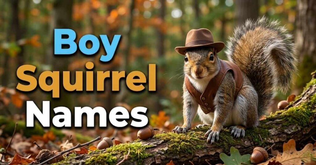 Boy Squirrel Names