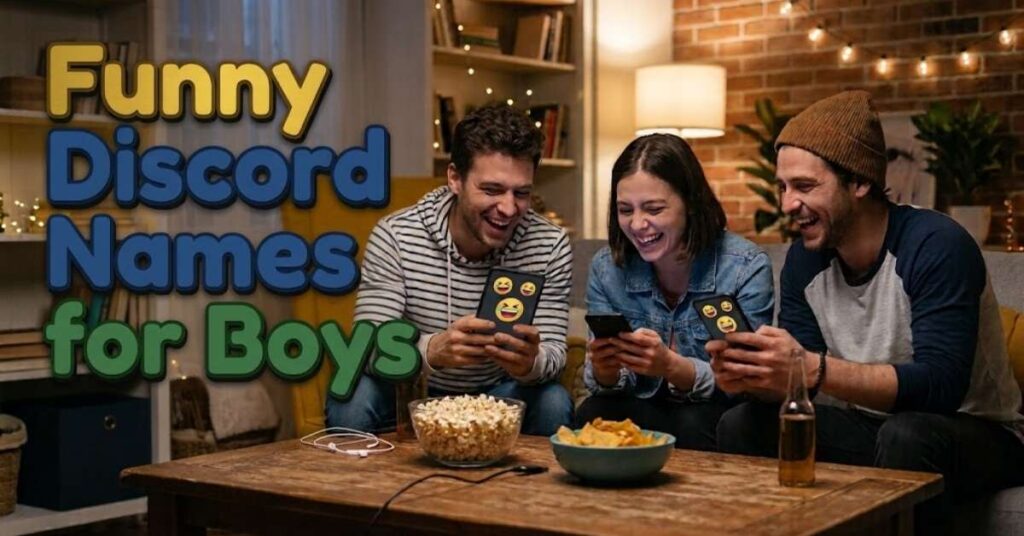 Funny Discord Names for Boys