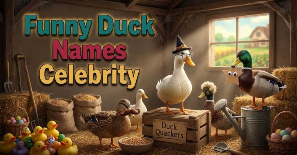 Funny Duck Names Celebrity