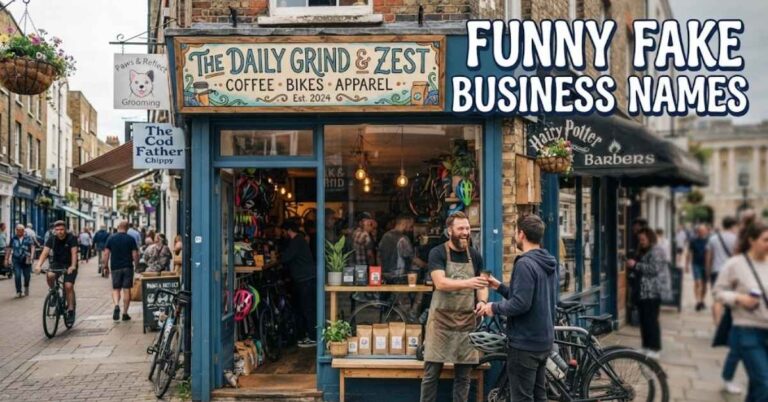 Funny Fake Business Names