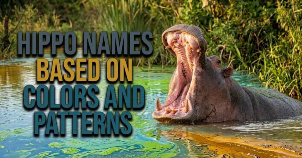 Hippo Names Based on Colors and Patterns