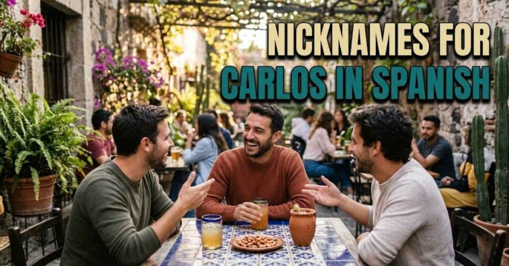 Nicknames for Carlos in Spanish