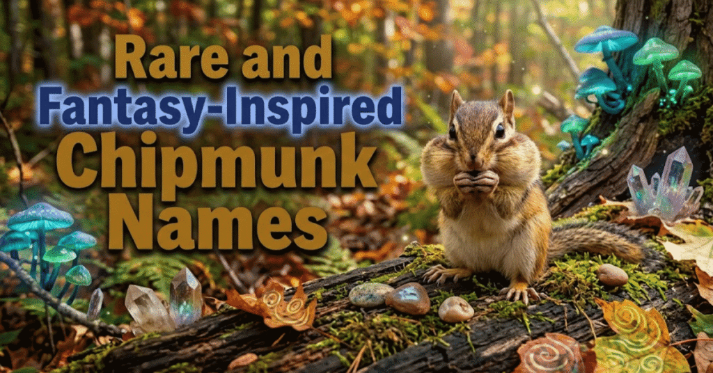Rare and Fantasy-Inspired Chipmunk Names