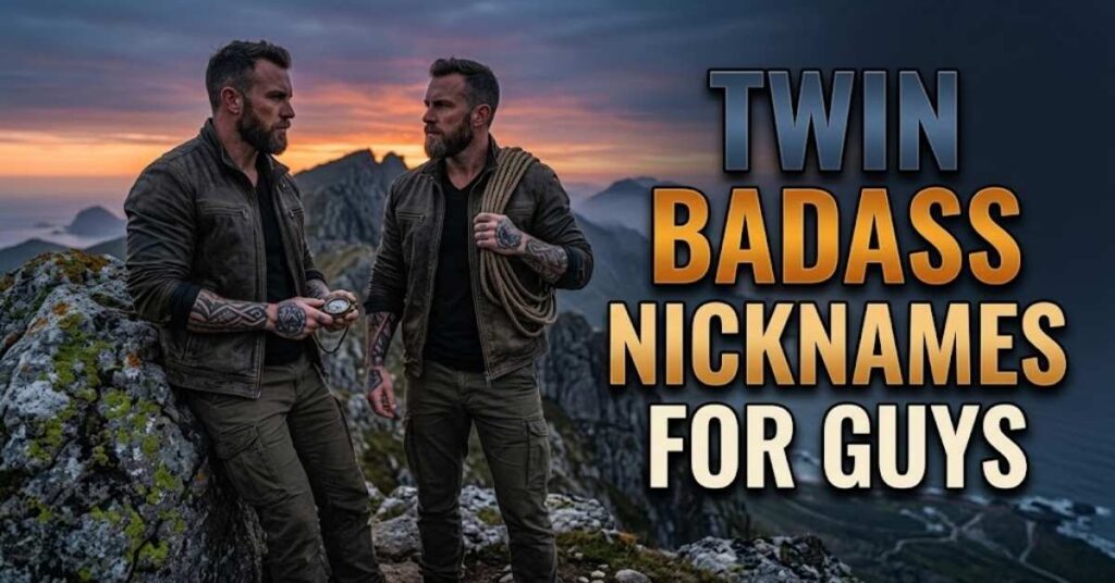 Twin Badass Nicknames for Guys